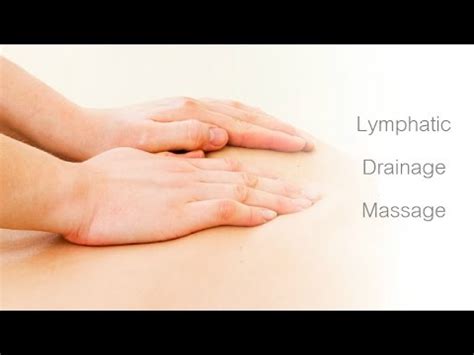 What conditions are lymphatic drainage massage for? Lymphatic Drainage Massage - YouTube