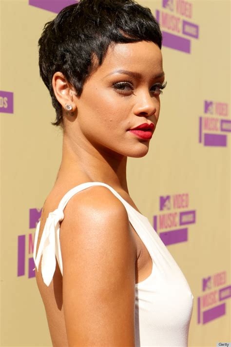 Rihanna Pixie Cut Rihanna Short Hair Mtv Vmas