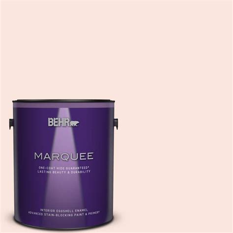 Behr Marquee 1 Gal 190a 1 Soft Pink Eggshell Enamel Interior Paint