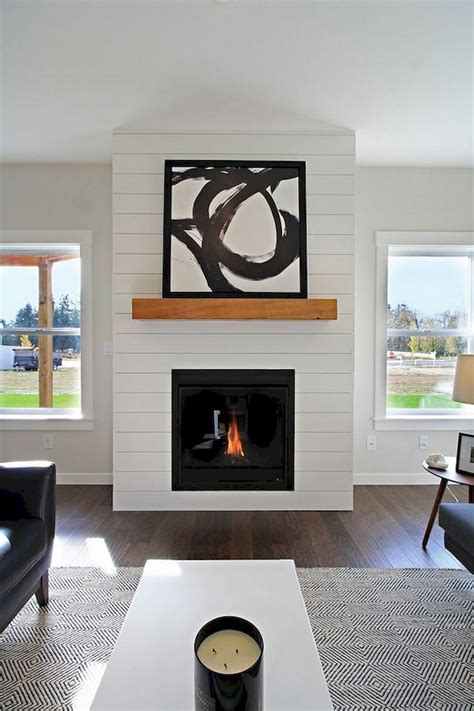 64 Smart Scandinavian Fireplace Ideas Makeover For Your Living Room