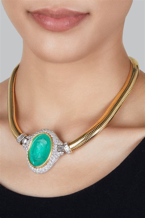 Gold Emerald And Diamond Necklace Magnificent Jewels Sothebys