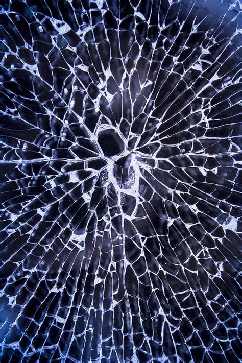 Glass Shattered Window Destruction Vandalism Broken Glass Cracked Shatter Danger