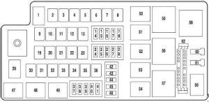 Front amplifier (shaker 500 radio). Ford Five Hundred (2004 - 2007) - fuse box diagram - Auto ...