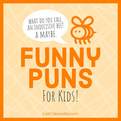 101 Funny Puns For Kids For The Most Pun Youve Ever Had