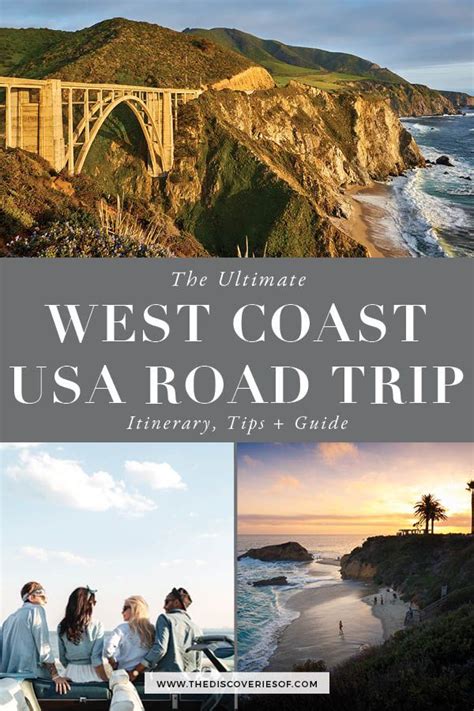 Ultimate West Coast Usa Road Trip Pacific Coast Highway Guide Road