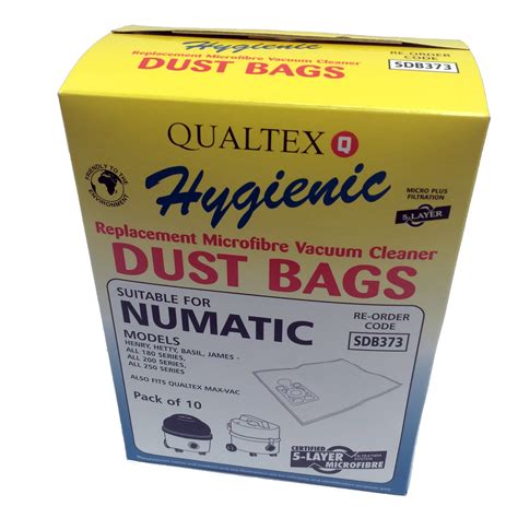 Microfiber Vacuum Dust Bags Sesigned To Fit Numatic Henry Hetty Basil