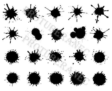 SVG Files For Cricut Paint Splash Clipart Blood Splatter Svg Png Splash