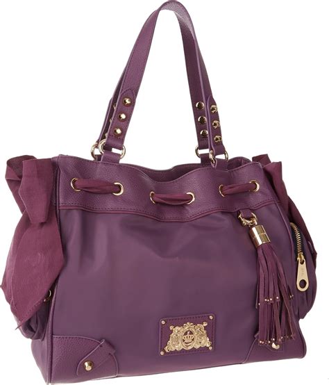 Juicy Couture Nylon Daydreamer Hazy Purple Handbags Amazon