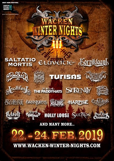 The first bands for wacken open air 2019. More bands confirmed for Wacken Winter Nights 2019! | W:O ...