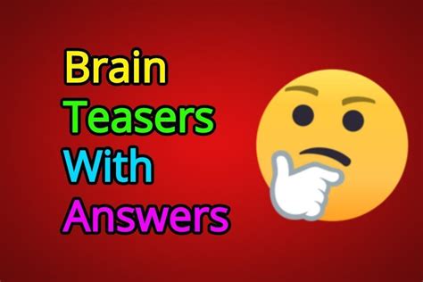 Brain Teasers And Riddles 107 Plays Quizizz