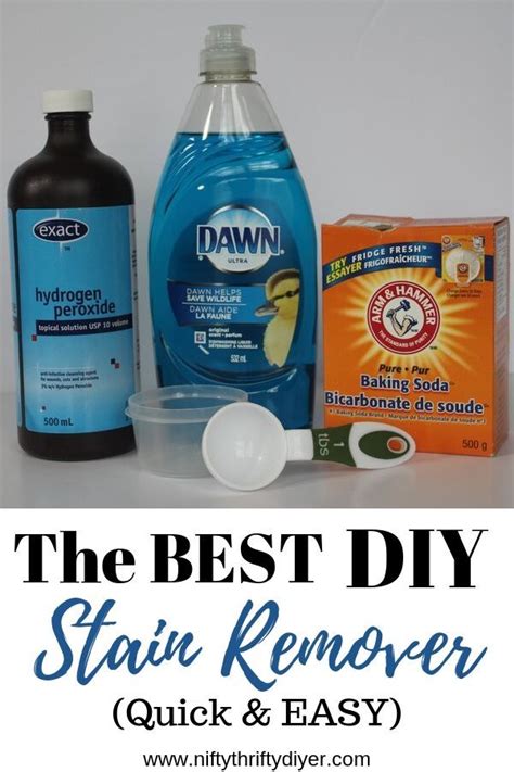 Diy Stain Remover Simple Diy Stain Recipe Nifty Thrifty Diyer Diy