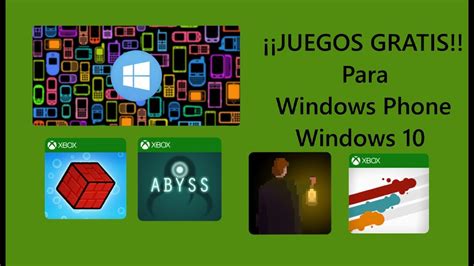Descarga juegos al instante para tu tableta o pc con windows. Juegos GRATIS para Windows Phone (DICIEMBRE 2015) - YouTube