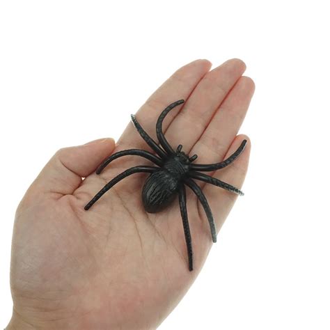 Fake Plastic Spiders Realistic For Prank Pack Of 12 By Gocrown Buy Online In Uae Toys And