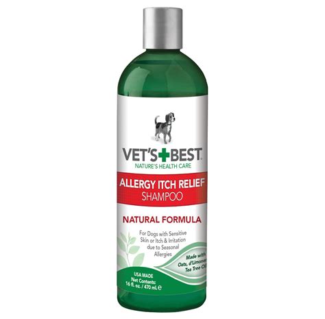 Vets Best Allergy Itch Relief Shampoo For Dogs 470ml Apetmart