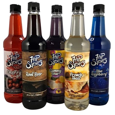 Flavored Hip Syrups Regular And Sugar Free Made In Michigan