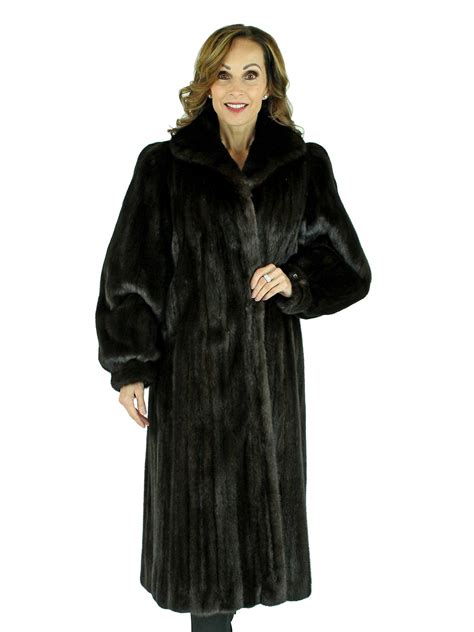 black diamond ranch female mink fur coat women s fur coat medium