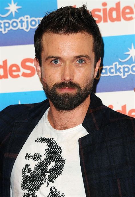 Emmett J Scanlan From Hollyoaks With His Best Newcomer Award During