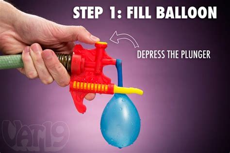 Tie Not Water Balloon Filler And Tying Tool Water Balloons Water