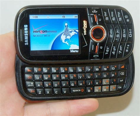 Samsung Intensity Verizon Black Cell Phone 13 Mp Slider Sch U450 1xrtt