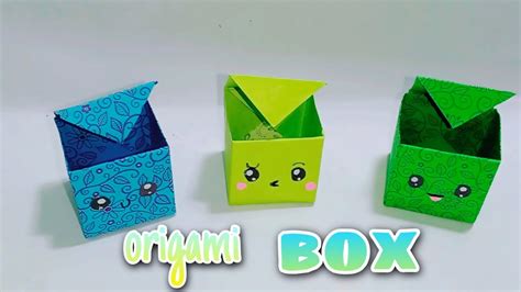 How To Make A Origami Boxes Youtube
