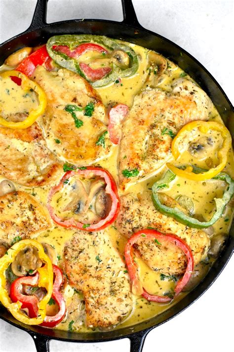 Easy Creamy Chicken Skillet Gypsyplate