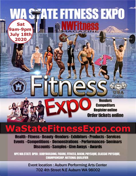 Wa State Health Fitness And Beauty Expo Nw Fitness Events