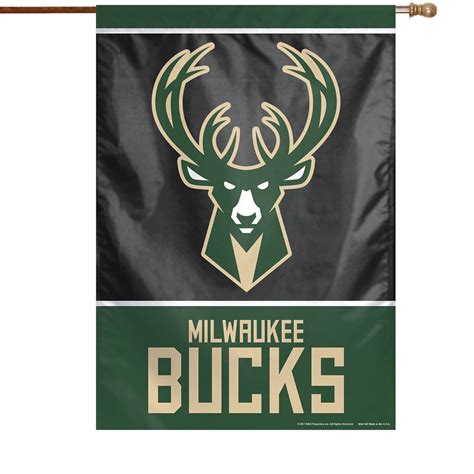 The current status of the logo is active the above logo design and the artwork you are about to download is the intellectual property of the copyright and/or trademark holder and is offered to you. WinCraft Milwaukee Bucks 28" x 40" Primary Logo Single-Sided Vertical Banner #Affiliate #Bucks ...