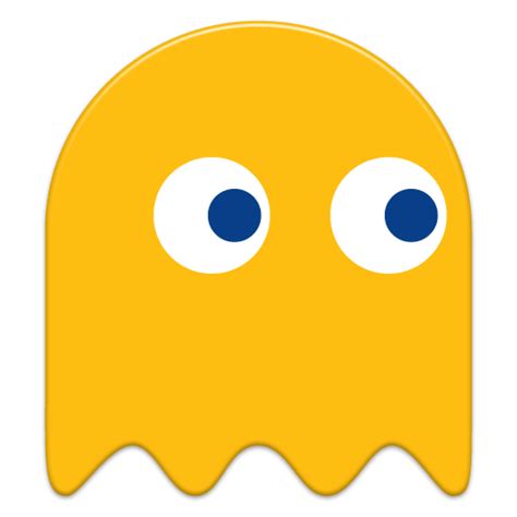 Pacman Fantasma Amarilla Png Transparente Stickpng