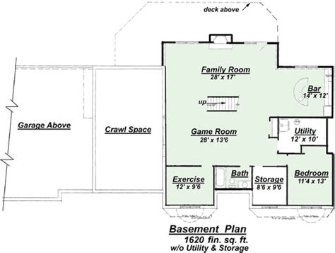 Model P 811 Finished Basement Floor Plan By
