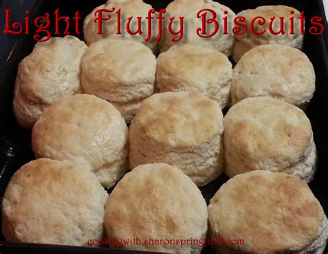 Fluffy Biscuits Cooking With Sharon Springfield