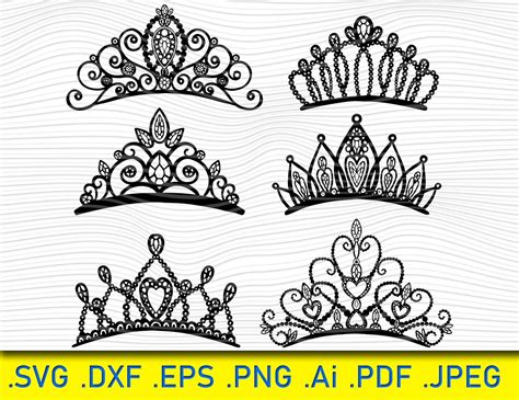 Princess Crown Svgroyal Crown Svg File King Crown Svg Queen Etsy