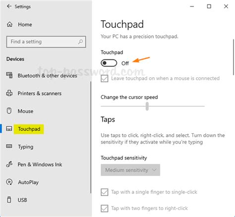 Easy Ways To Disable Touchpad On Windows 10 Laptop Password Recovery