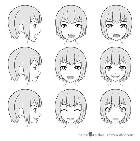 How To Draw Anime And Manga Teeth Tutorial Animeoutline Anime Face