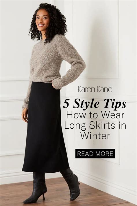 How To Wear A Midi Skirt In Winter Knit Maxi Skirt Outfit Long Skirt