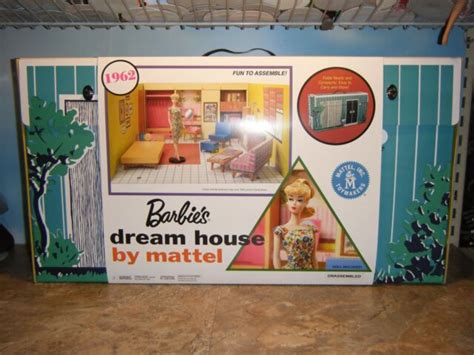 Barbie Dream House 1962 Reproduction Doll Playset Mattel Fnd44 For Sale