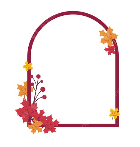 Fall Autumn Border Fall Autumn Frame Png And Vector With Transparent