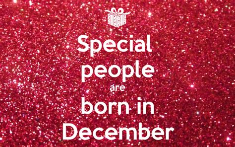 Special People Are Born In December Poster Birthday Quotes Special