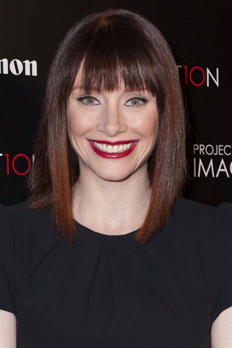 Bryce Dallas Howard With Dark Auburn Hair Bryce Dallas Howards