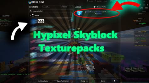 Hypixel Skyblock Texturepacks To Use Youtube