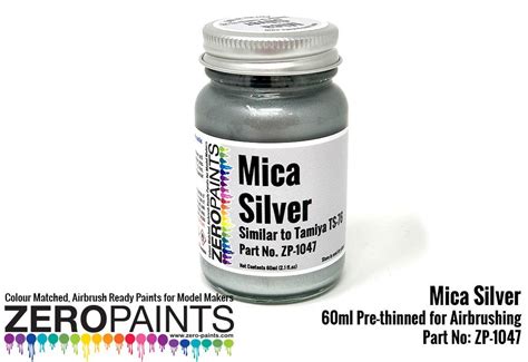 Mica Silver Paint Similar To Ts76 60ml Zp 1047 Zero Paints