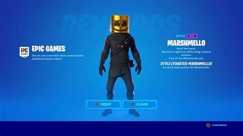 Toasted Marshmello Skin Style Gameplay Combos Fortnite Black And