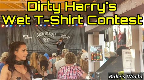 Dirty Harry S Wet Tee Shirt T Shirt Contest Bike Week Daytona Beach