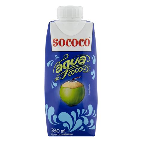 Agua De Coco Sococo 330ml Supermercado Coobrasil Loji