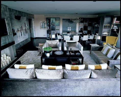 Black Silver Living Room Ideas Kelly Hoppen Interiors Black And