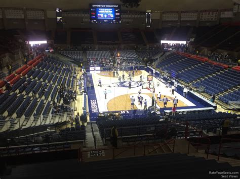 Buy tickets or find your seats for an upcoming connecticut game. Section 216 at Gampel Pavilion - RateYourSeats.com