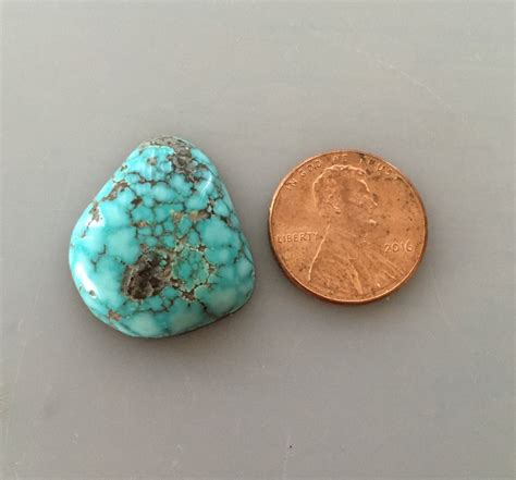 Valley Blue Rare Turquoise Cabochon Natural 24 Carat Cab Stone