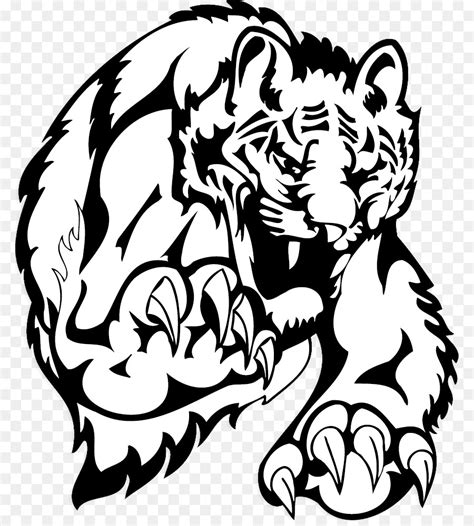 Gambar karikatur berwarna terlihat sangat unik dan berbeda dibanding gambar karikatur yang lainnya. Gambar Harimau Kartun Hitam Putih - GAMBAR TERBARU HD