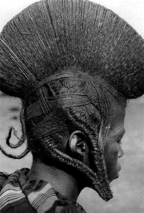 This style afforded the wearer an opportunity for individuality, as people often cut designs into the back and sides or added different colors to the top 2 25 Vintage Portraits of African Women With Their Amazing ...