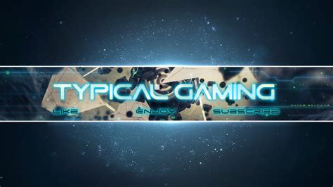 Typical Gaming Youtube Banner By Chaos Graphics On Deviantart