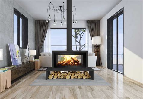 p11 landscape free standing double sided fireplace cape town fireplace design home